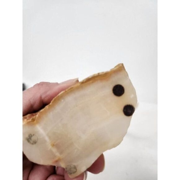 VTG 1974 Marvin Wernick Flying Seagulls In Flight Kinetic Sculpture Quartz Base - Picture 9 of 10